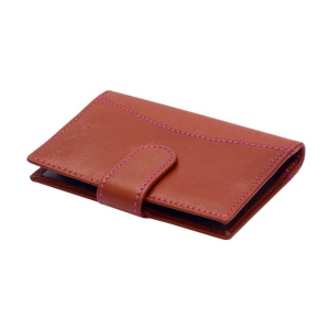 TOUGH || COGNAC Leather Card Holder For Men And Women