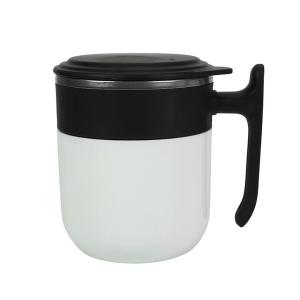 HOMETALES - White Steel Travel Mug ( Pack of 1 ) - White