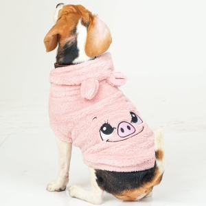 Pink Pig Hoodie-S