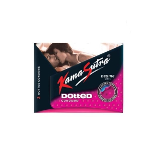 Kama Sutra Dotted Condoms for Men 3 Condoms