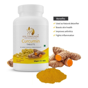 GOLDENACACIA HERRBALS Curcumin 500mg 60 Tablets 1 no.s