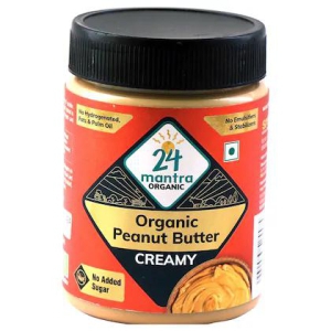 24 mantra Organic Peanut Butter 450 gms
