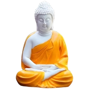 khushi-enterprises-resting-buddha-showpiece-14-cm-pack-of-1