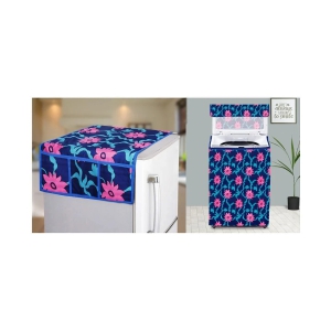 E-Retailer Set of 2 Polyester Pink Washing Machine Cover for Universal Top Load - Pink