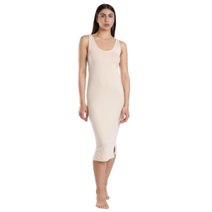 WOMENS SOLID BEIDGE COLOR INNER LONG-SLIP-XX-LARGE