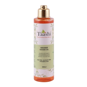 Taashi Orange Shower Gel(200 ML) for deep moisturizing and freshness