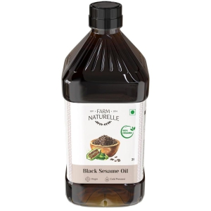 Farm Naturelle 100% Pure Organic Black Sesame Seed Oil-The Finest-Organic Oil (2ltr)