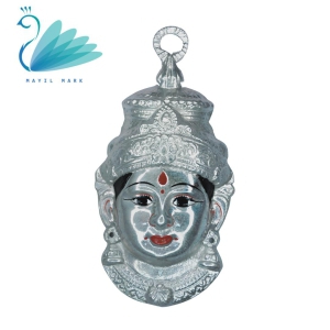 Silver colour lakshmi face-8 Inches
