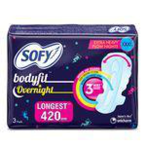 Sofy Bodyfit Overnight Pads  XXXL 3 Pcs Pouch