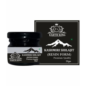 EARTH KING Kashmiri Shilajit Resin | Raw Shilajit(Semi Liquid) - 20Gm (Pack of 1)