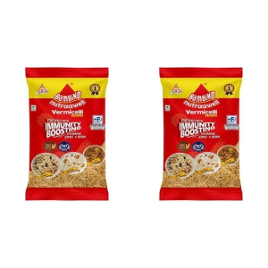 Bambino Vermicelli | Vegetarian Plain Vermicelli | Sada Sewaiyan | 400 grams each pouch | Pack of 2 | 800 Gm Pack