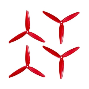 Orange HD 6042(6X4.2) Tri Blade Flash Propellers 2CW+2CCW 2 Pair Ferrari Red