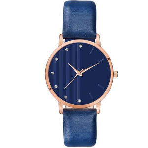 Loretta MT-325 Blue Leather Belt Slim Dial Women & Girls Watch