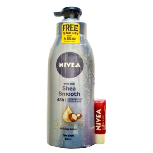 Nivea Shea Smooth 48H Body Lotion For Dry Skin 400Ml