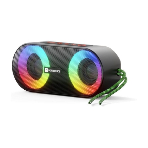 Portronics Pixel 3 10 W Bluetooth Speaker Bluetooth V 5.3 with USB,SD card Slot,Aux Playback Time 7 hrs Black - Black