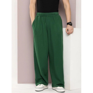 Dillinger Green Fleece Men's Trackpants ( Pack of 1 ) - None