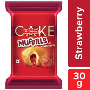 Britannia Muffils - Strawberry, 30 g Pouch