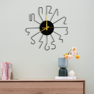 Metal Vintage Line Wall Clock-55cm