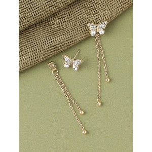 Gold Plated Designer Stone Casual Stud For Women