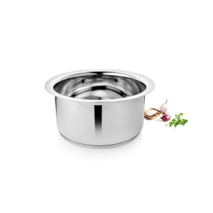 Vinayak International Stainless Steel Tope Capsule Bottom, Milk pan 1600 ml 18 cm.