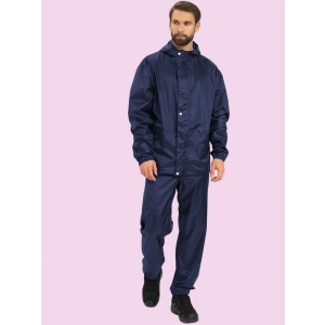 AKTIF Navy Polyester Mens Rain Suit ( Pack of 1 ) - 2XL