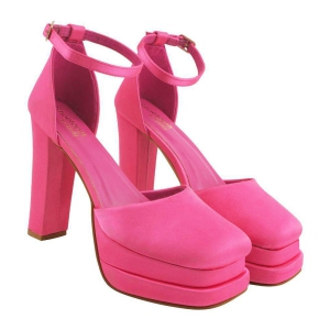 Shoetopia Pink Womens Sandal Heels - None