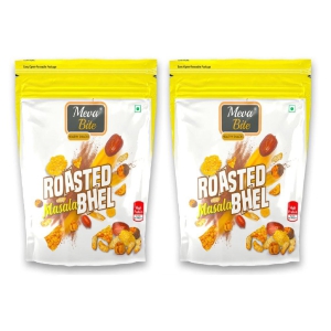 MevaBite Authentic & Delicious Roasted Masala Bhel Namkeen (2x200 Grams)