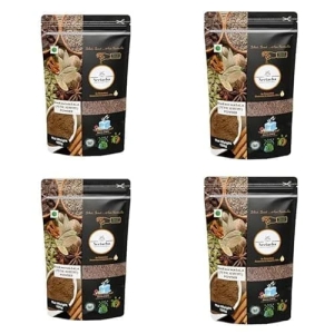 Neetacha Premium Cryogenic Garam Masala I 400g I Natural, Free from Preservatives and Additives | Enhances flavour, taste, and aroma to everyday cooking (Pack of 4)