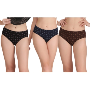 Eve's Beauty Women Hipster Multicolor Panty-m / Multi / Pure Cotton