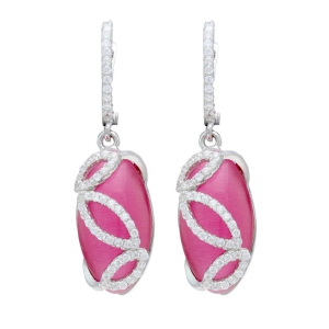 Pink Delight CZ Earrings IJ15CSSER006