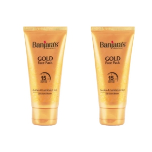 Banjaras Gold Face Pack - Tube 50 g (Pack Of 2)