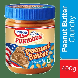 Dr. Oetker Funfoods Peanut Butter Crunchy, 400 G Jar