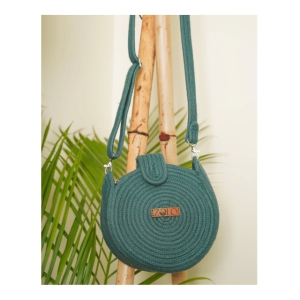 Green & Round Sling Bag