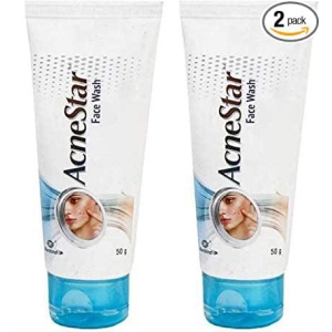 Mankind Acnestar Unisex Face Wash - (50 Gr 2 Pc)