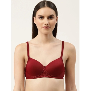 Womens Solid Lightly Padded T-Shirt Bra | BRA-9007-1 |-36D / 100% Polyamide