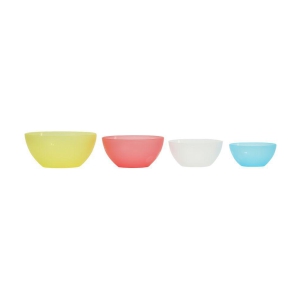 Jaypee Plus Plastic Mixing Bowl 4 Pc - Multicolor