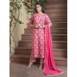 floral-printed-pure-cotton-straight-kurta-with-trousers-dupatta-x-large