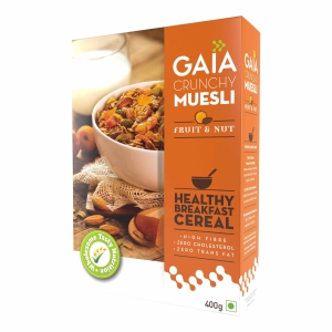 Gaia Crunchy Muesli - Fruit & Nut 400gm