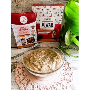 Combo of Sprouted Jowar Powder and Soaked Dry Fruit Powder