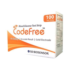 SD Codefree Blood Glucose100 Str Expiry March 2024