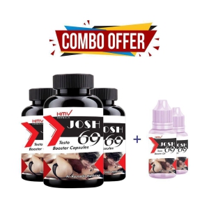 HMV Herbals JOSH 69 Men Power Combo Capsules+Oil Capsule 90 no.s Pack Of 5