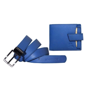 leaderachi-genuine-full-grain-blueish-leather-rfid-blocking-bi-fold-wallet-genuine-leather-belt-combo-set-for-menswb-7001bl