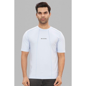 Men's Regular Fit T-Shirt - Light Blue-L