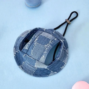 Pet Denim Hat-Light Blue / L