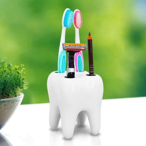 Tooth Shaped Toothbrush Holder