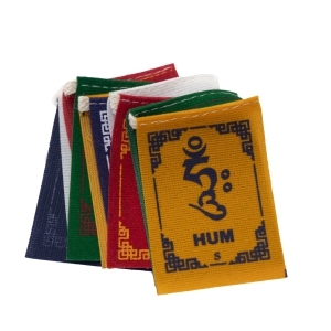 Tibetan Prayer Flags: Colorful Flags with Traditional Symbols for Spreading Good Fortune and Prayers (Size - S) by Total Sporting And Fitness Solutions Pvt Ltd