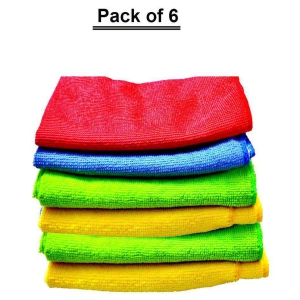 Citrus Power Microfiber Cleaning Cloth for Car, Home & Kitchen - Automotive Drying Towel for Cleaning, - 250 GSM, 40 X 40 cm (Pack of 6)
