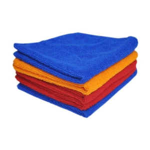 INGENS - Multicolor 250 GSM Microfiber Cloth For Automobile ( Pack of 5 )