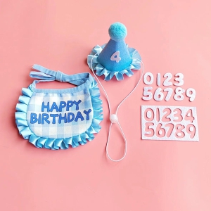 Frill Pet Birthday Set-Blue