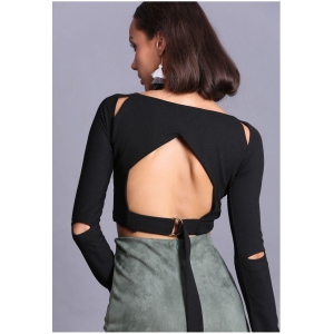 BASIL - Buckle Back Cut Out Fitter (Final Sale)-Extra Large / Black